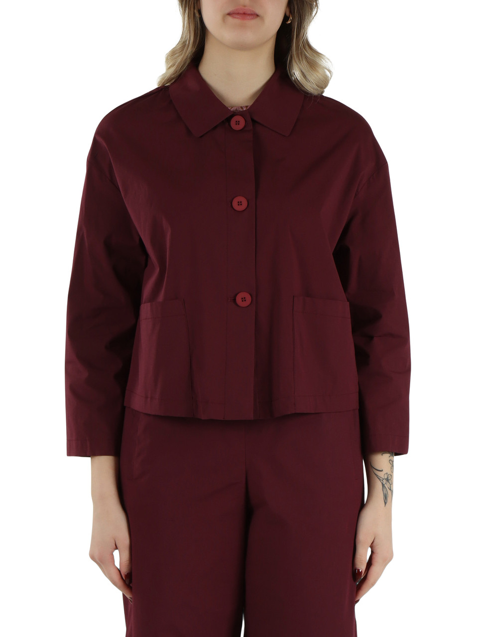 TRESTER | Boxy-Fit-Jacke aus Stretch-Baumwolle