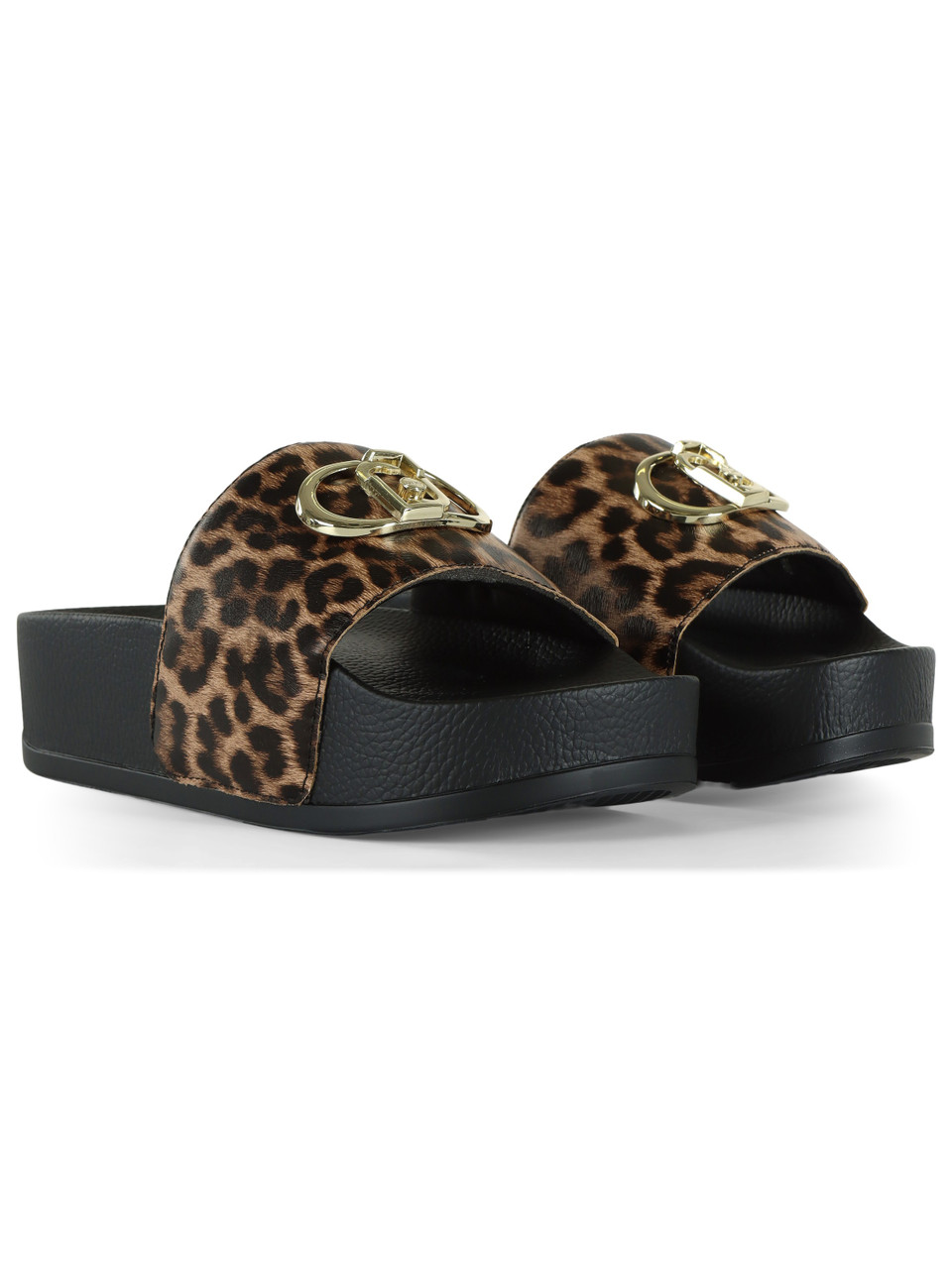 NERO | Slippers platform MYKONOS 01