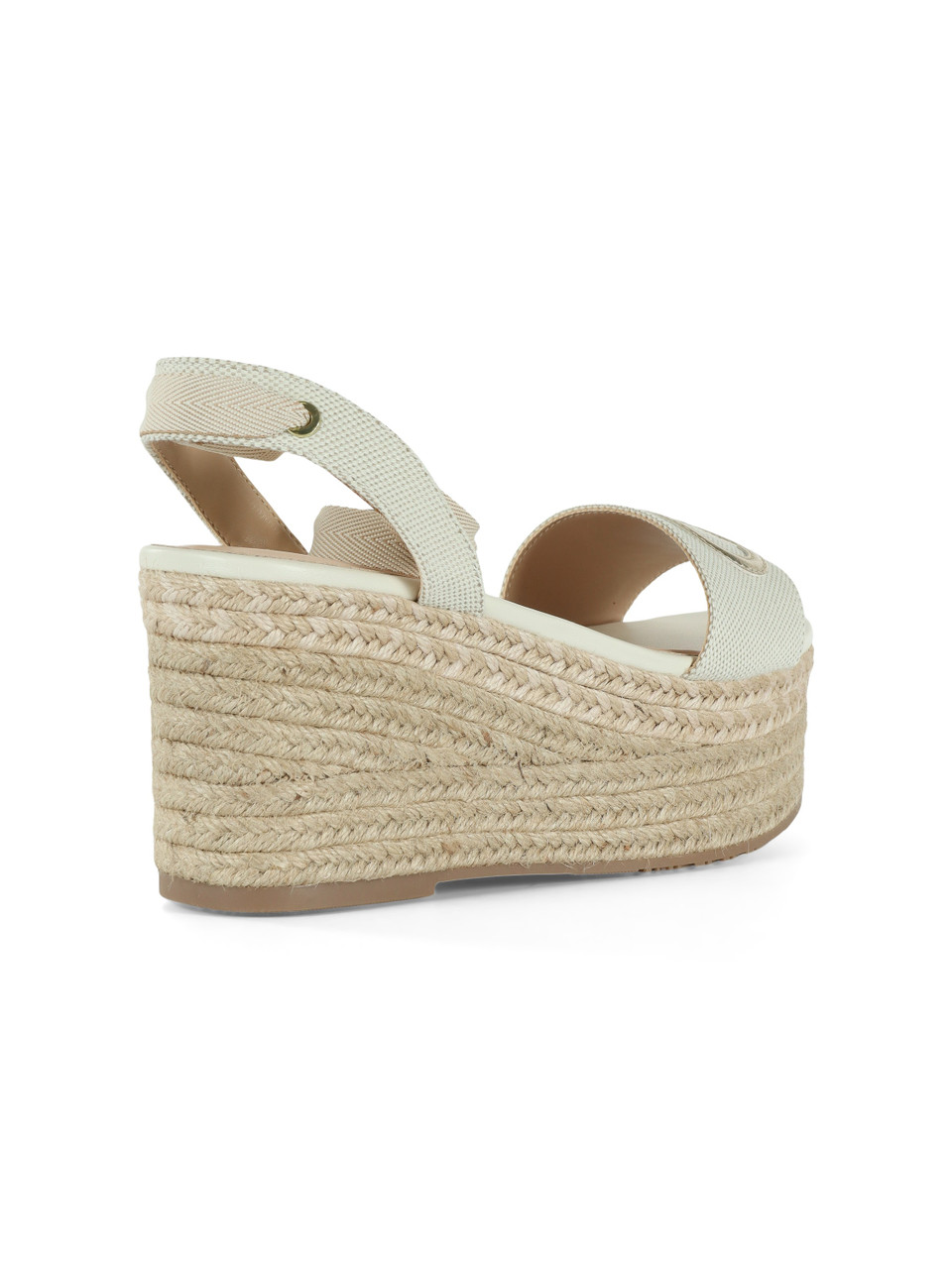 SAHNE | Canvas-Sandalen mit Keilabsatz BALI 02