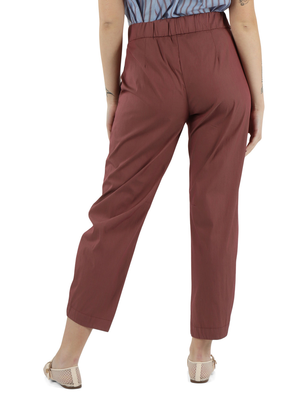 MALVA | Pantaloni in misto cotone stretch