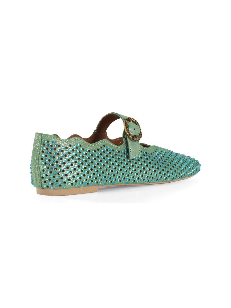 VERDE | Ballerina in pelle WAVY MYFAIR
