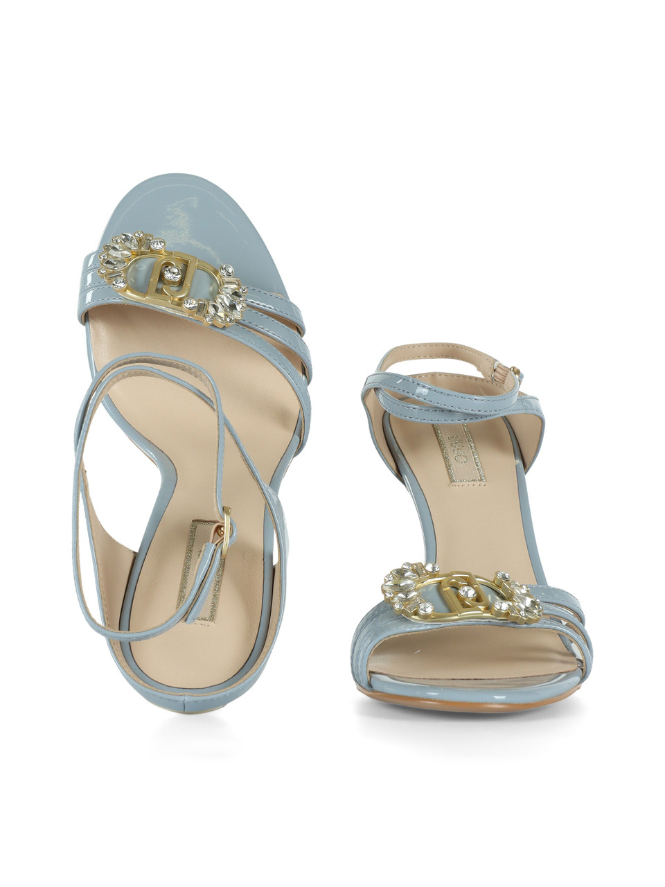 AZZURRO | Sandali effetto vernice TRACY 03