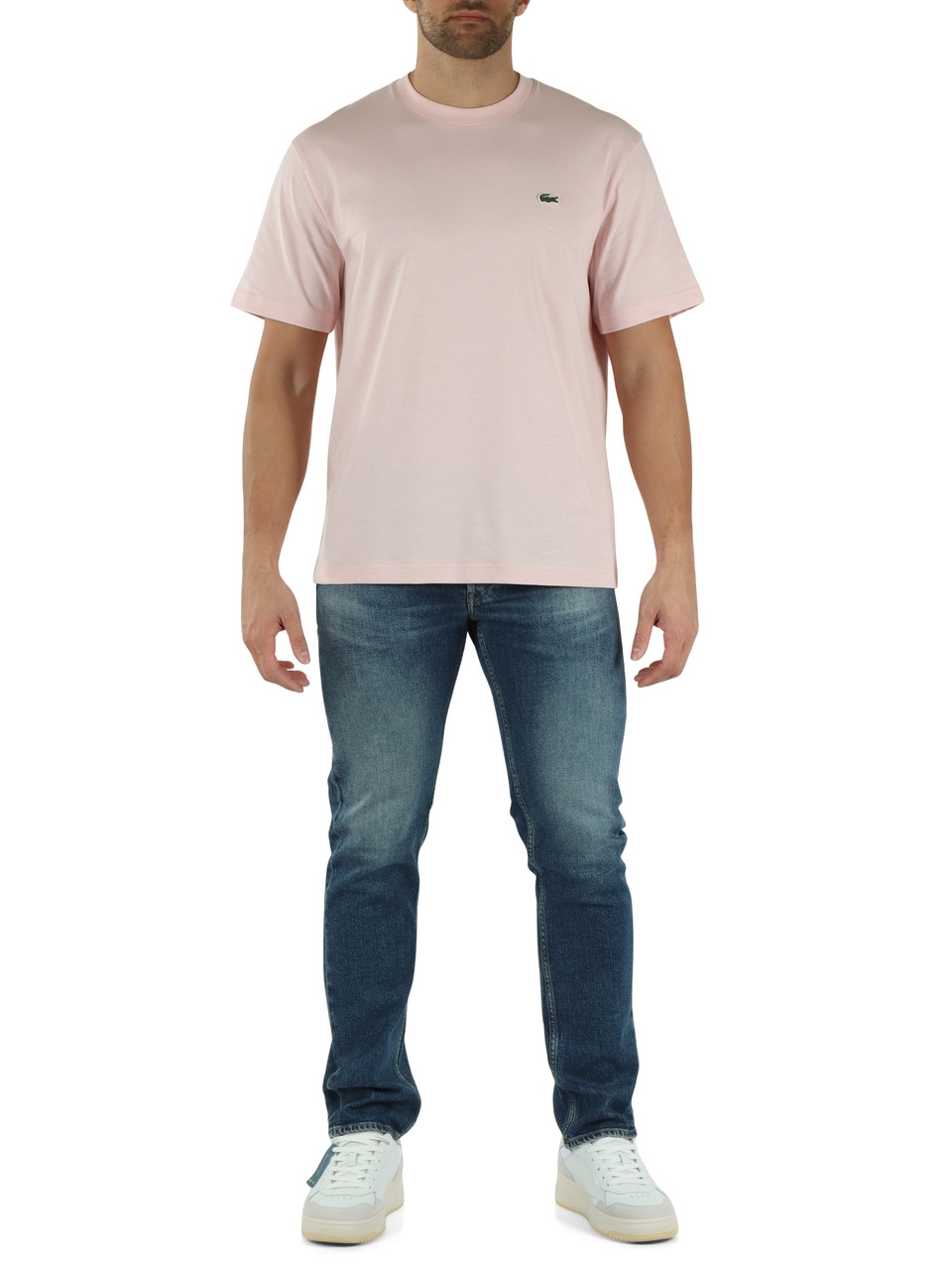 ROSA | T-shirt in cotone Classic fit con patch logo