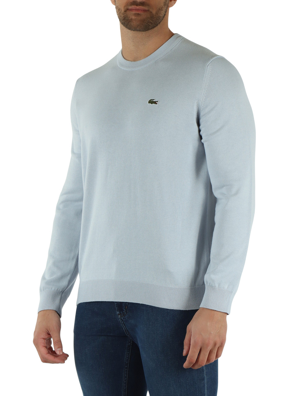 CELESTE | Maglia girocollo regular fit in misto cotone