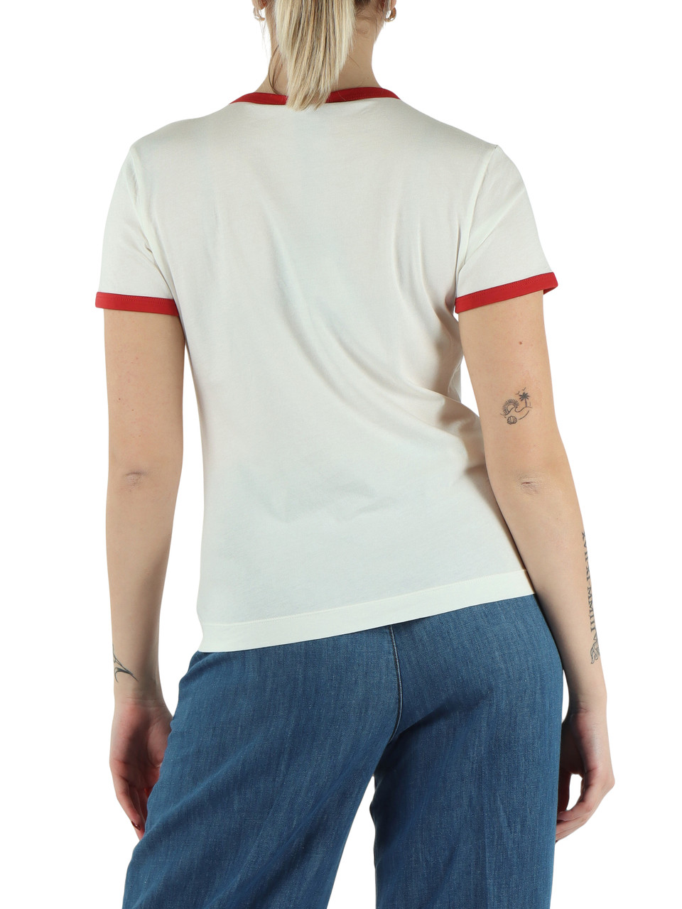 OFF WHITE | T-shirt in cotone IMPERIA con stampa logo