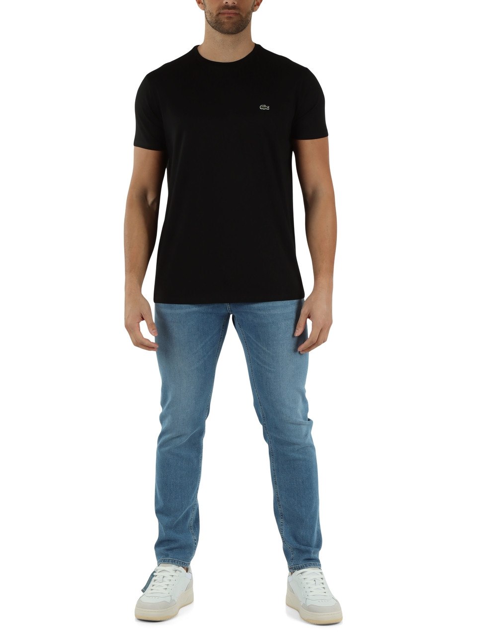 NERO | T-shirt regular fit in cotone Pima