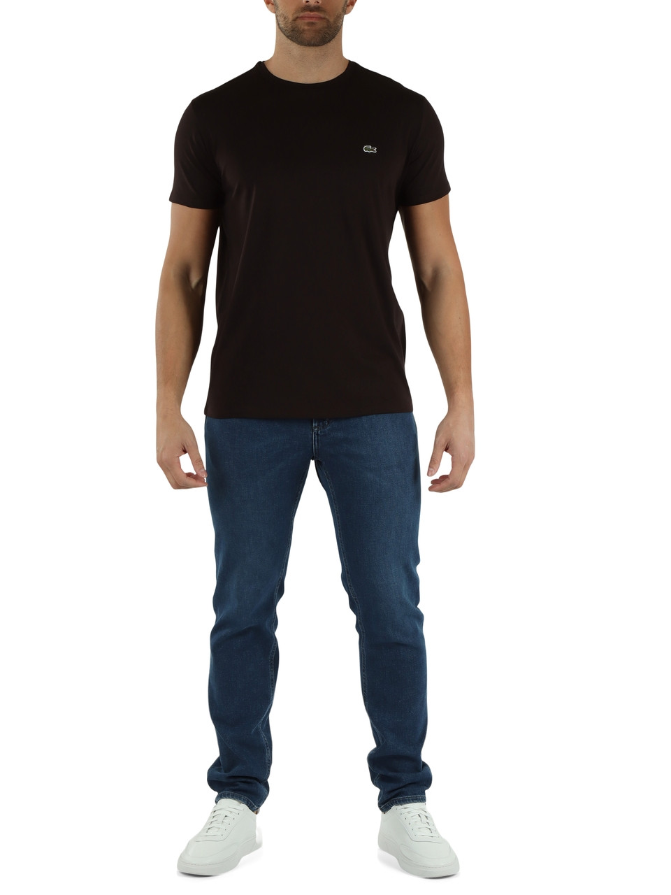 MARRONE | T-shirt regular fit in cotone Pima