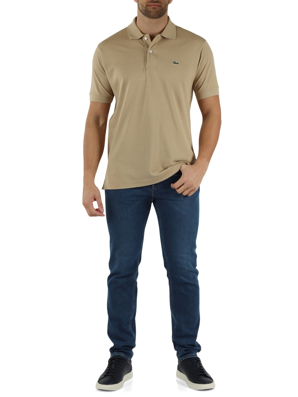 BEIGE | Polo L.12.12 Classic fit in cotone piquet