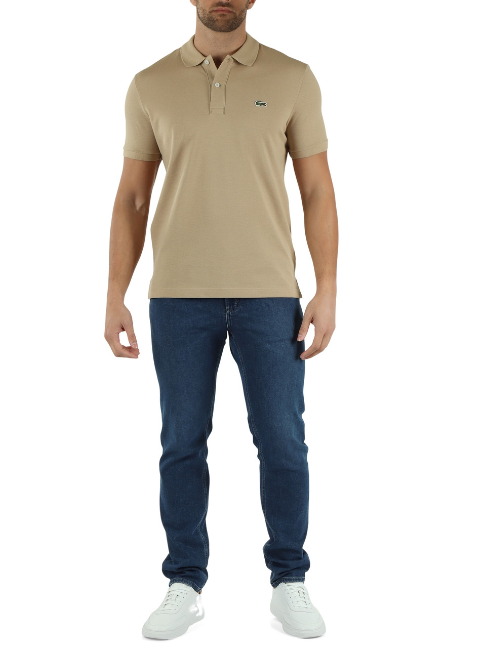 BEIGE | Polo L.12.12 Slim Fit aus Baumwoll-Piqué