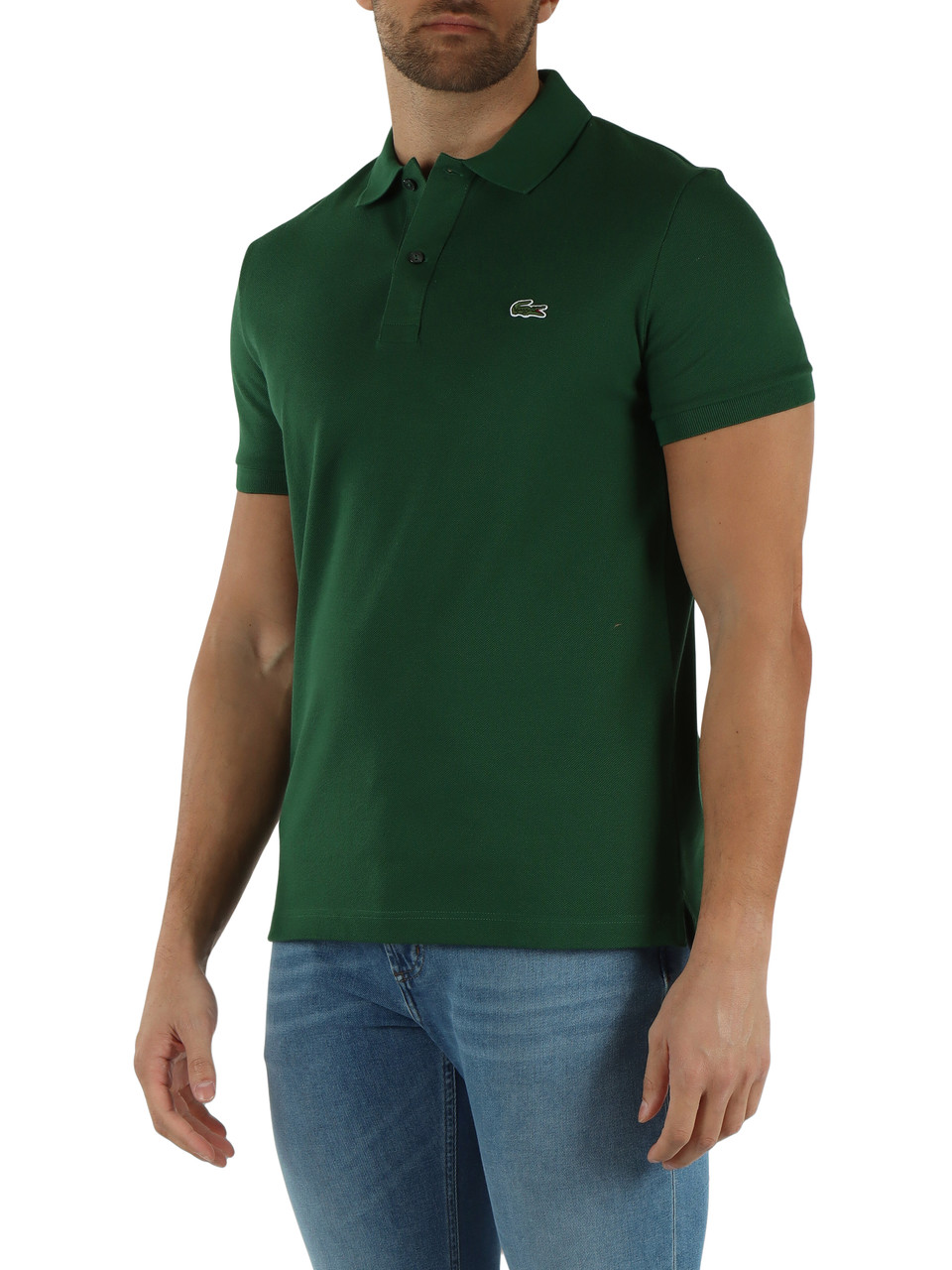GRÜN | Polo L.12.12 Slim Fit aus Baumwoll-Piqué