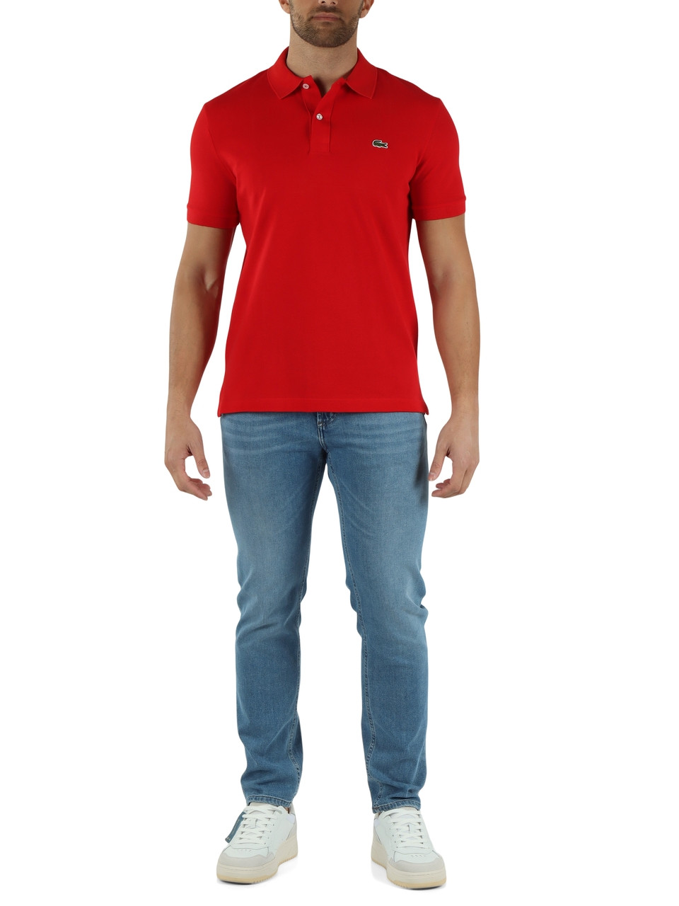 ROSSO | Polo L.12.12 slim fit in cotone piquet