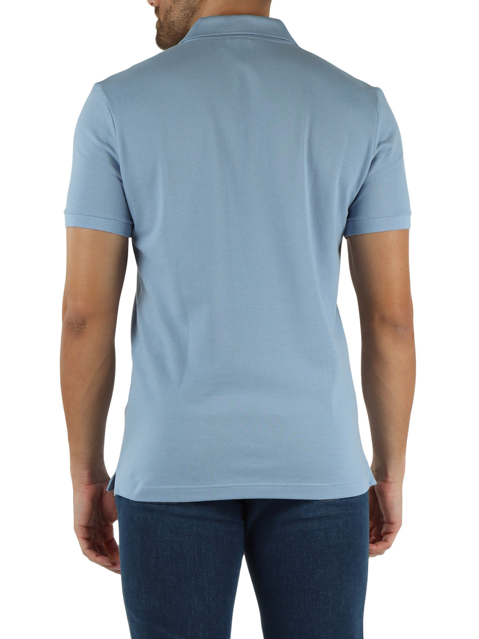 AZURBLAU | Polo L.12.12 Slim Fit aus Baumwoll-Piqué