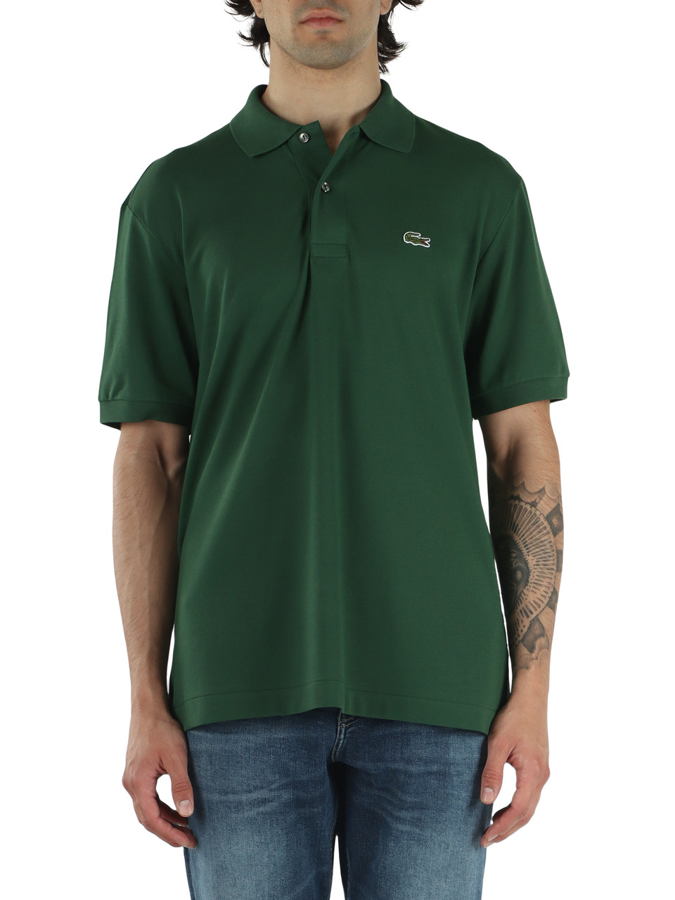 GRÜN | Polo L.12.12 Light Classic Fit aus Baumwoll-Piqué-Mischung