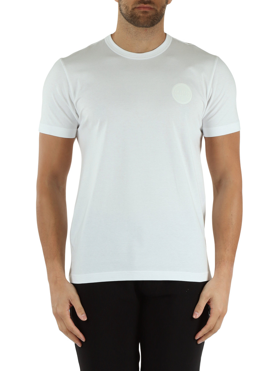 WEISS | Regular Fit Baumwoll-T-Shirt FRIDA