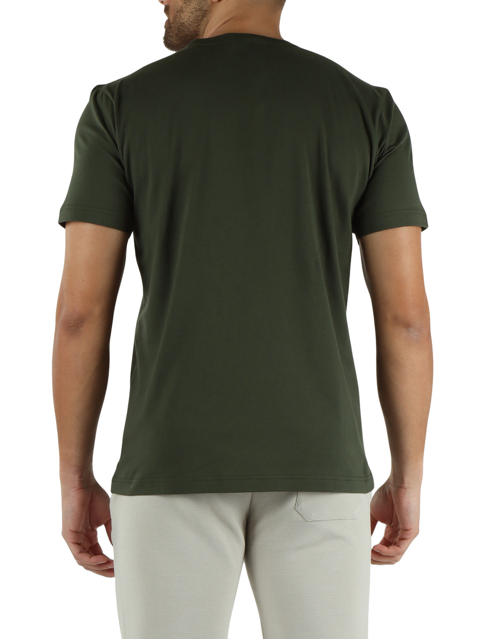 DUNKELGRÜN | Regular Fit Baumwoll-T-Shirt FRIDA