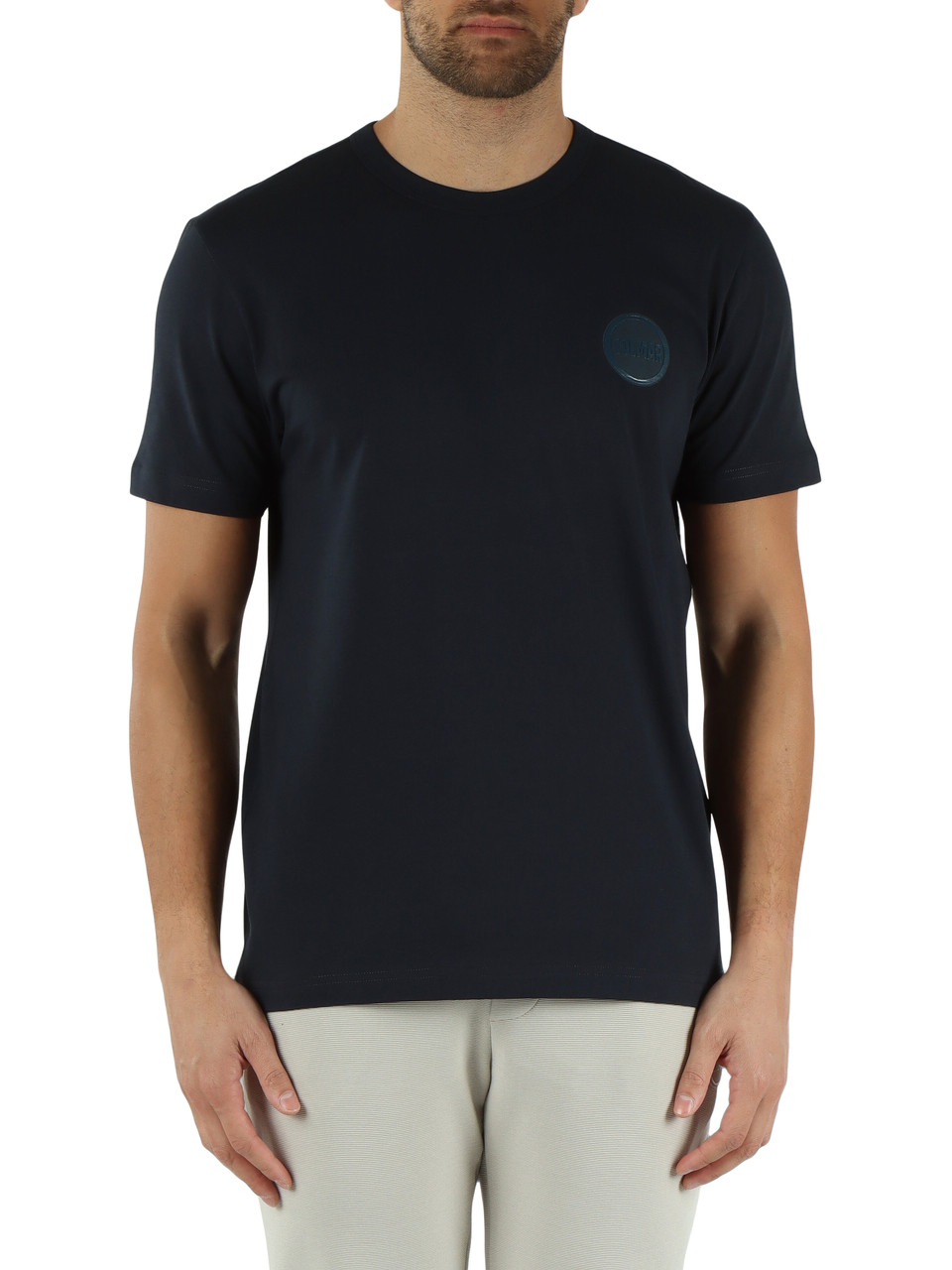 Dunkelblau | Regular Fit Baumwoll-T-Shirt FRIDA