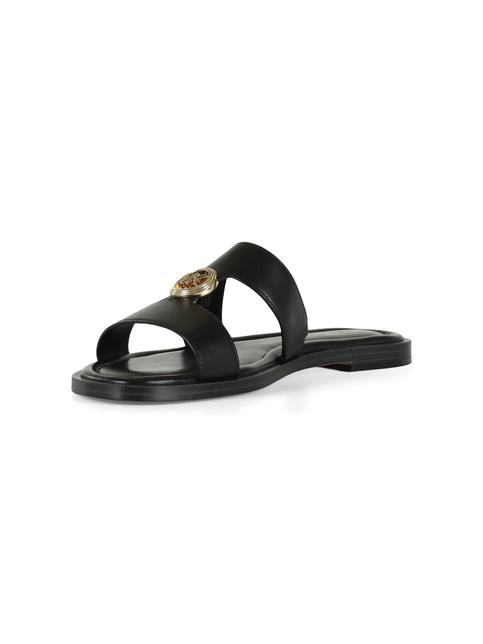 NERO | Sandali in pelle ERIN FLAT