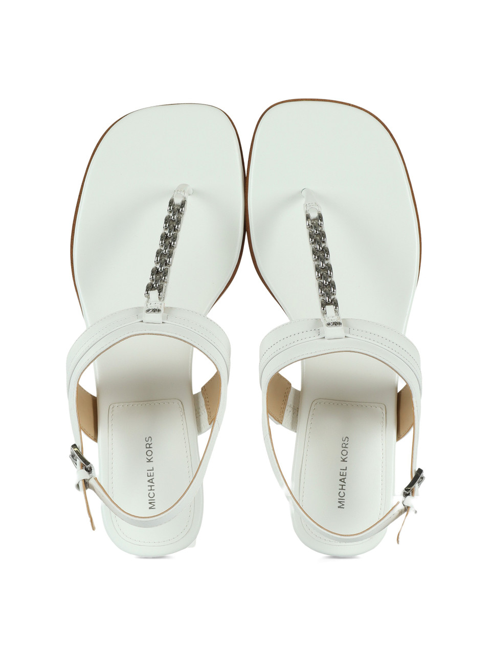 BIANCO | Sandali infradito in pelle MARCIA