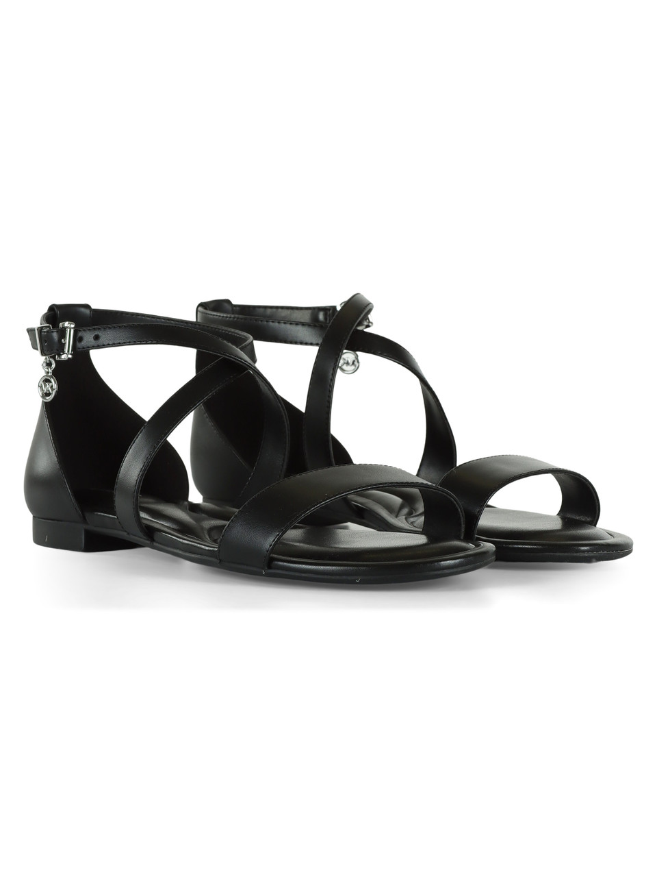 NERO | Sandali in pelle ALEXA FLEX FLAT