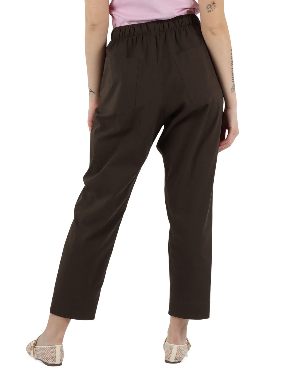 BRAUN | Baumwollhose mit Kordelzug