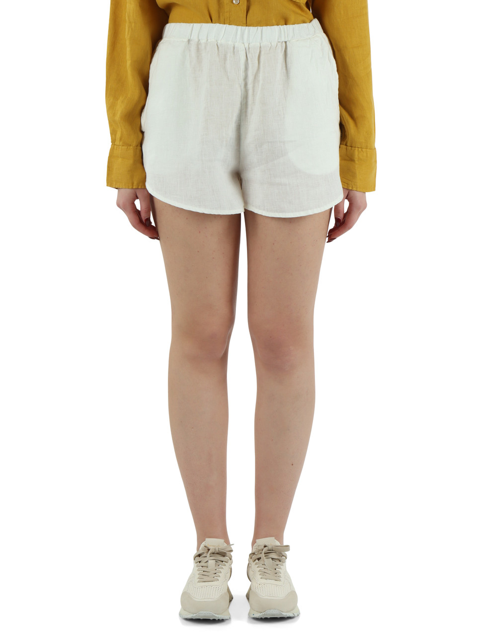 WEISS | Leinenshorts