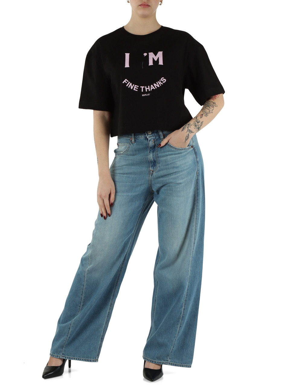 BLU | Pantalone jeans NARJA Low Waist Baggy Fit