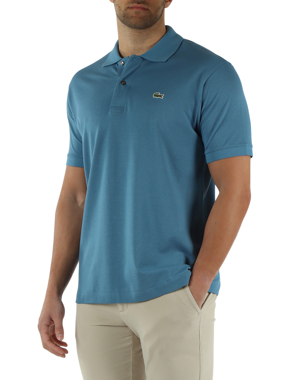 BLU CHIARO | Polo L.12.12 Classic fit in cotone piquet