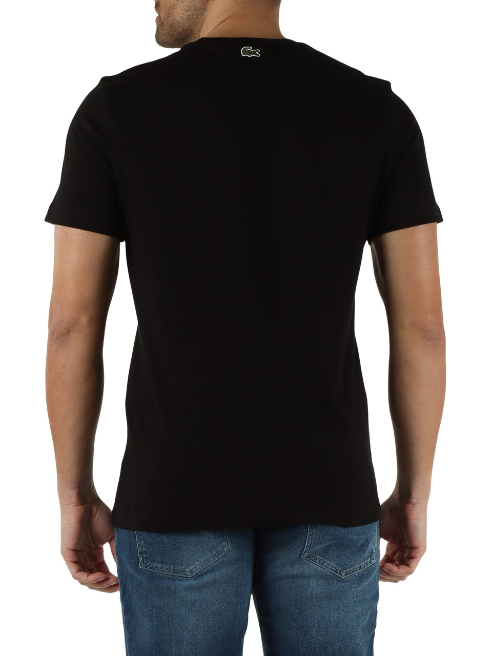 NERO | T-shirt in cotone Regular fit con stampa logo