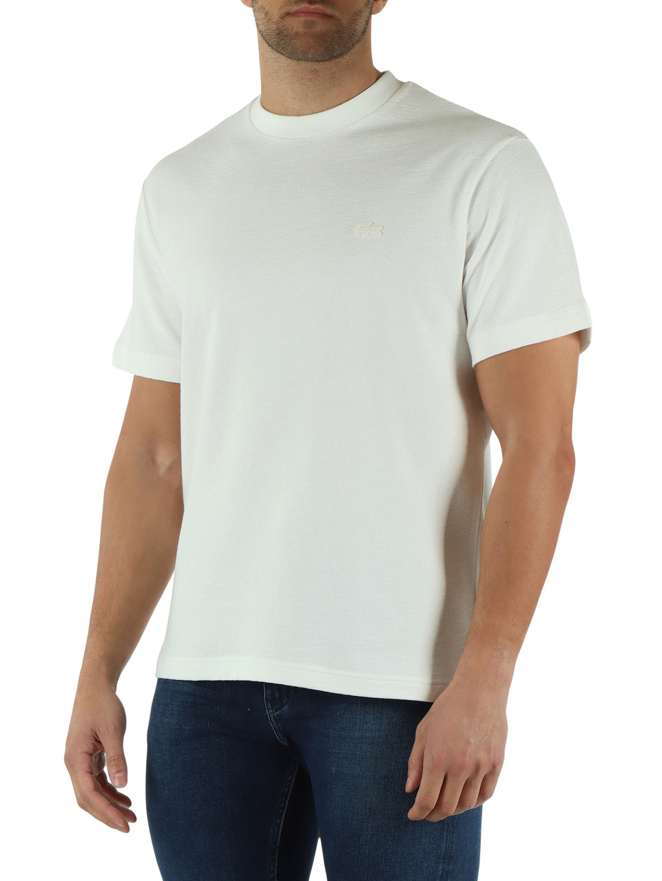 OFF WHITE | T-shirt Classic fit in jersey di cotone testurizzato