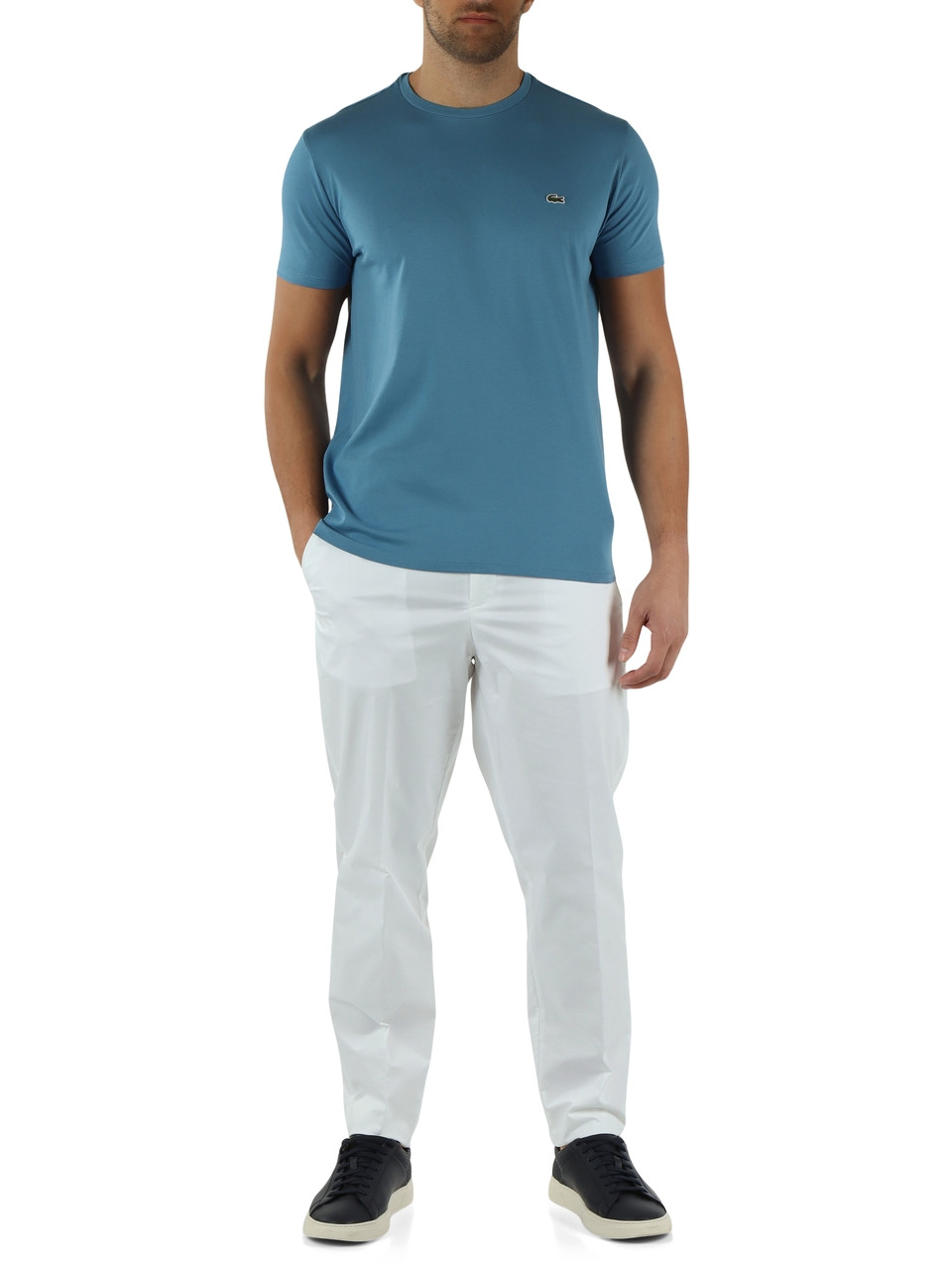 HELLBLAU | Regular Fit T-Shirt aus Pima-Baumwolle