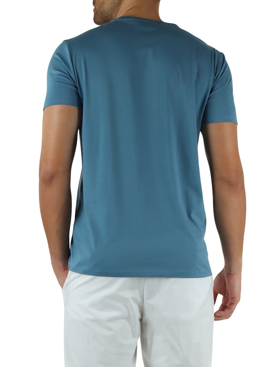 HELLBLAU | Regular Fit T-Shirt aus Pima-Baumwolle