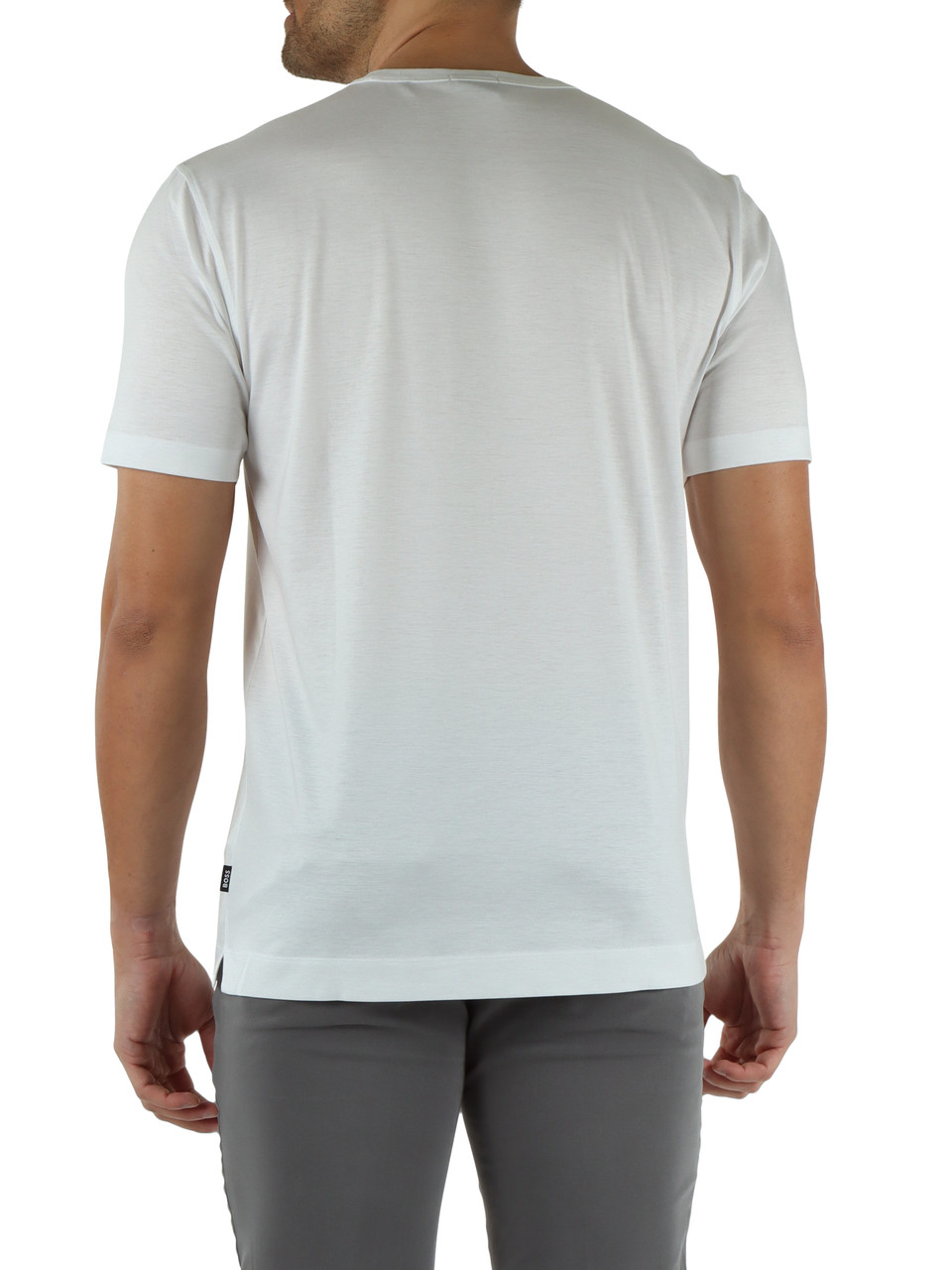 BIANCO | T-shirt in lyocell e cotone mercerizzato