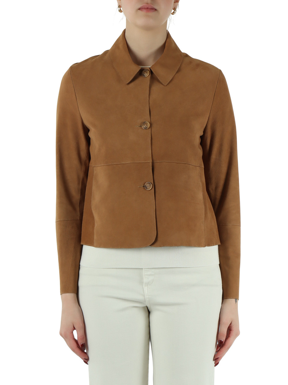 CAMMELLO | Giacchino sfoderato in suede