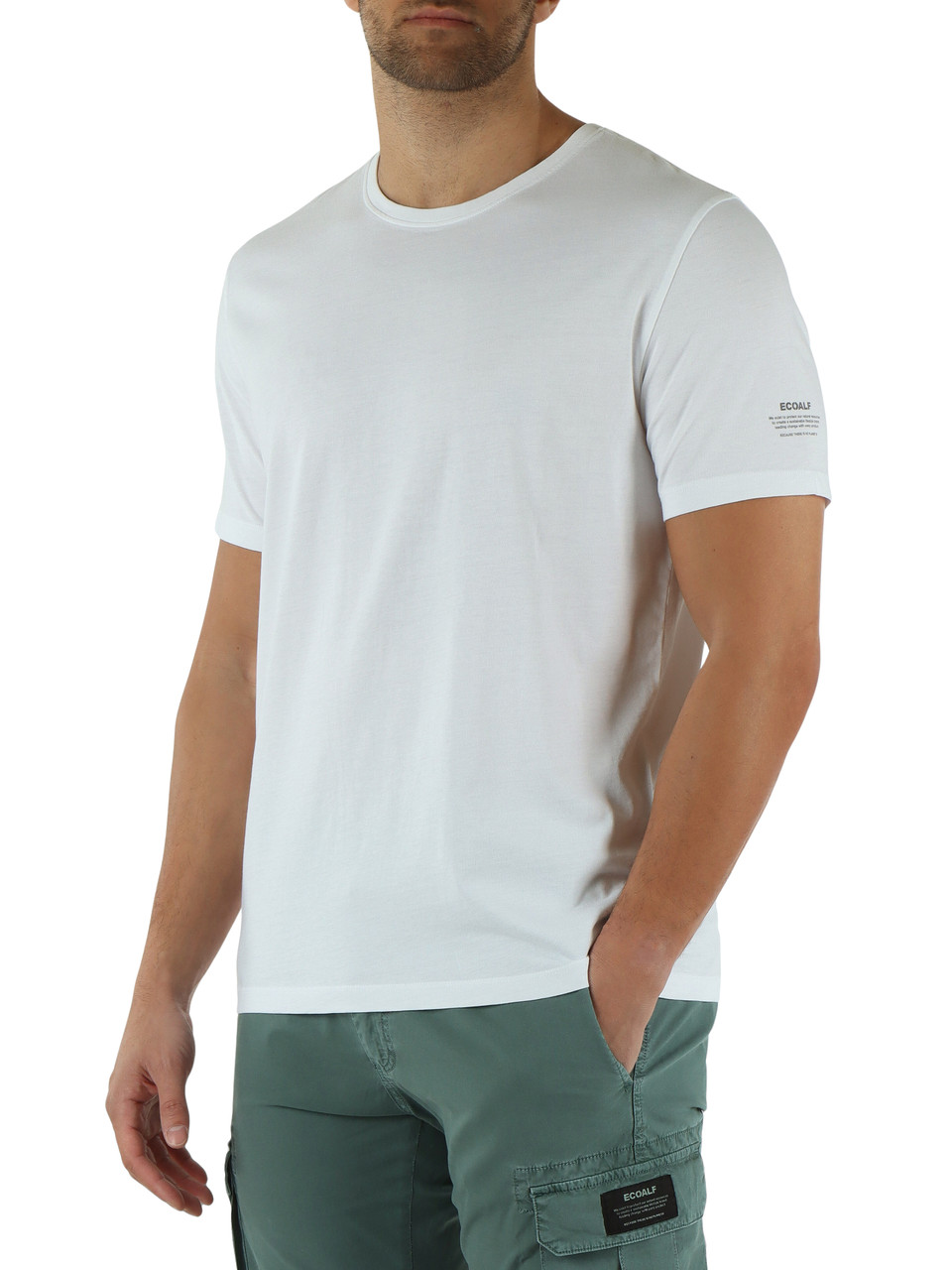 WEISS | T-Shirt aus recycelter Baumwolle VENT
