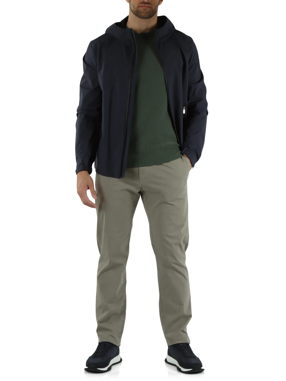 VERDE | Maglia relaxed fit NARANJO in cotone riciclato e lino