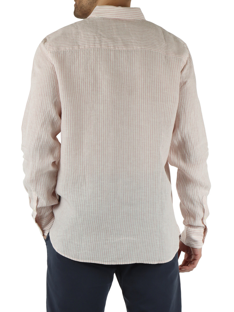 ROSA | Camicia a righe in lino ADAN regular fit