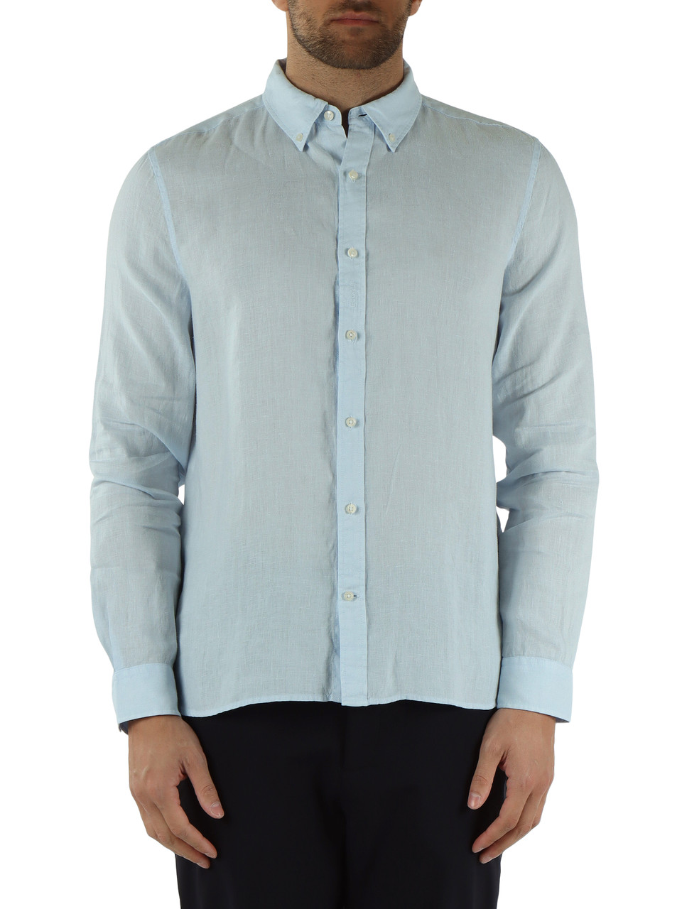 AZURBLAU | Leinenhemd MALIBU Regular Fit