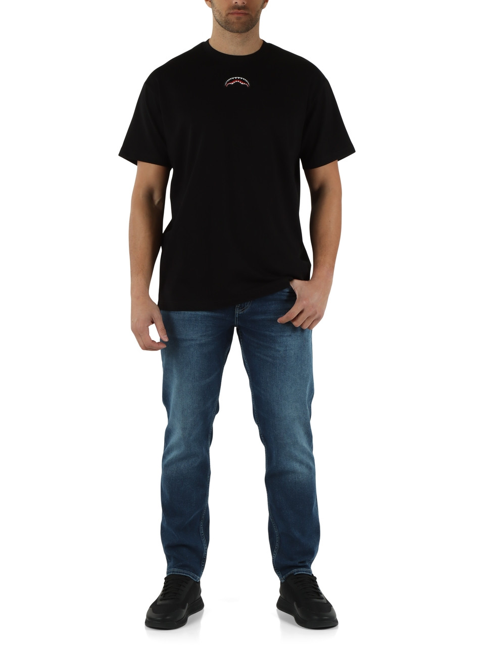 NERO | T-shirt in cotone MY STOLEN SPRAY Regular