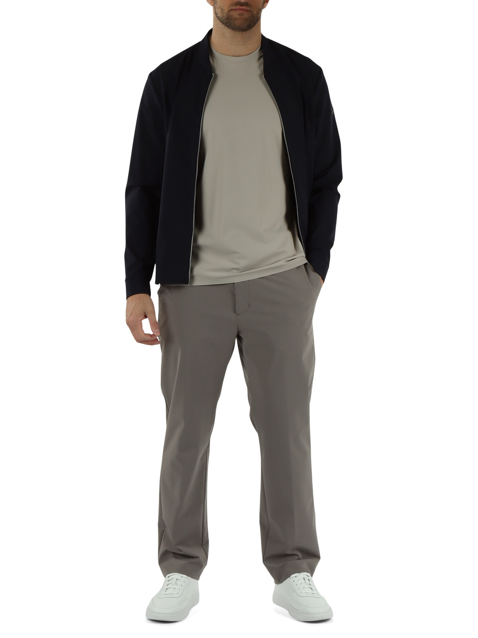 BEIGE | T-shirt WAVE NY in tessuto Softech
