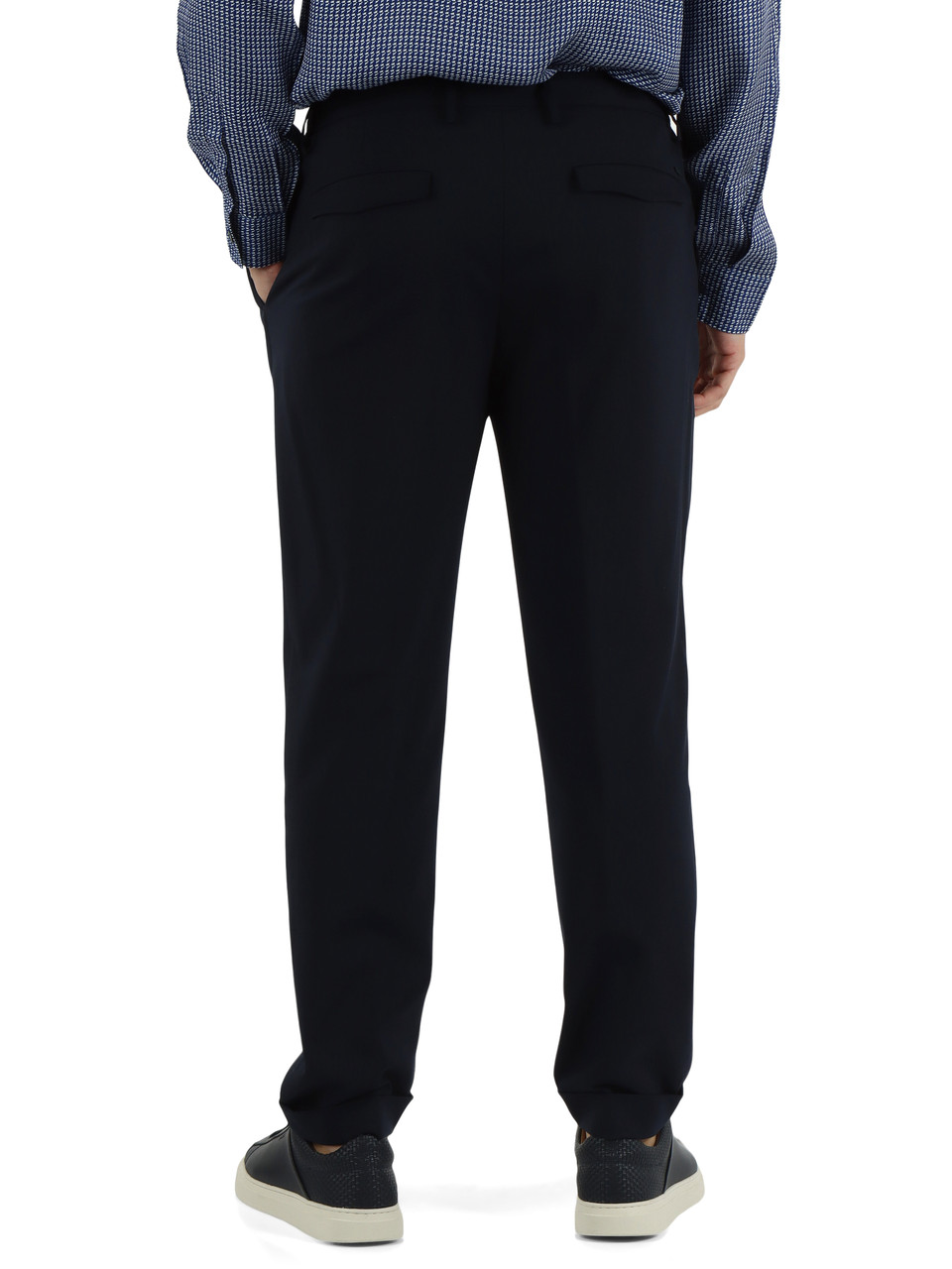 Dunkelblau | Hose aus Wollmischung HE1451003