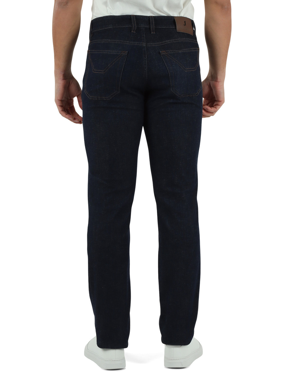 Dunkelblau | Jeanshose mit fünf Taschen JOHN Slim Fit