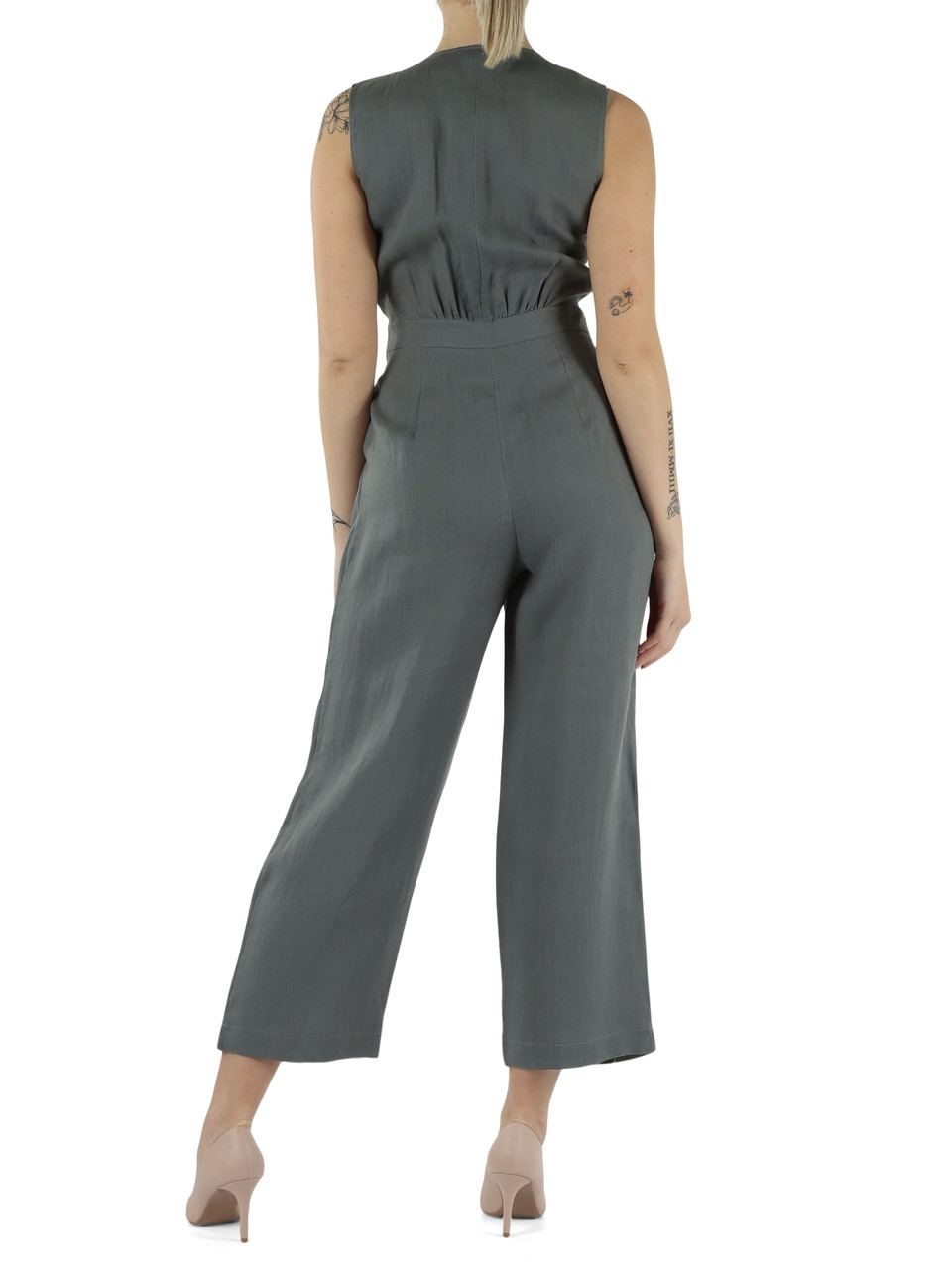 GRIGIO | Tuta intera in lino COSTONE