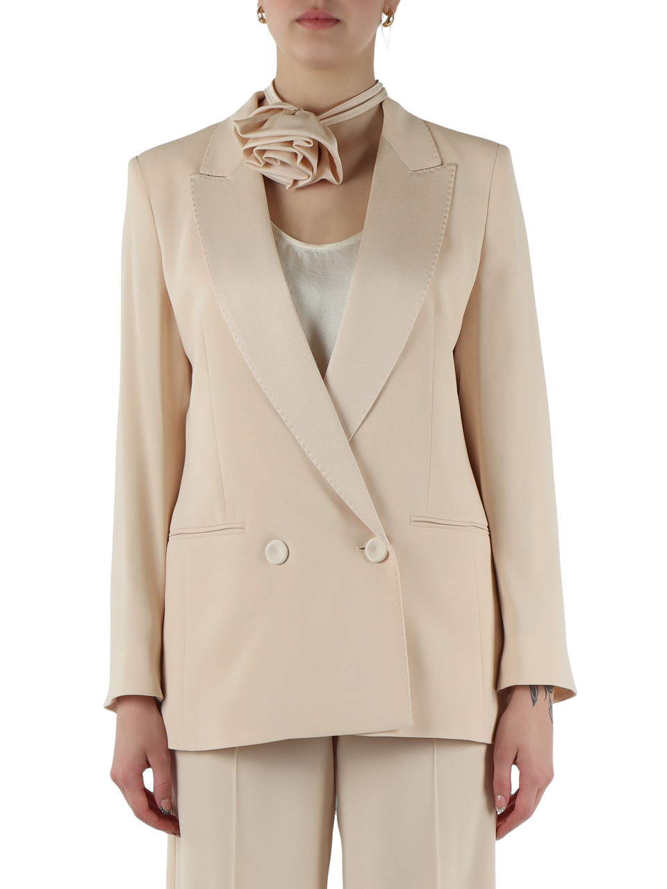 CIPRIA | Giacca GIUGNO in crepe enver satin