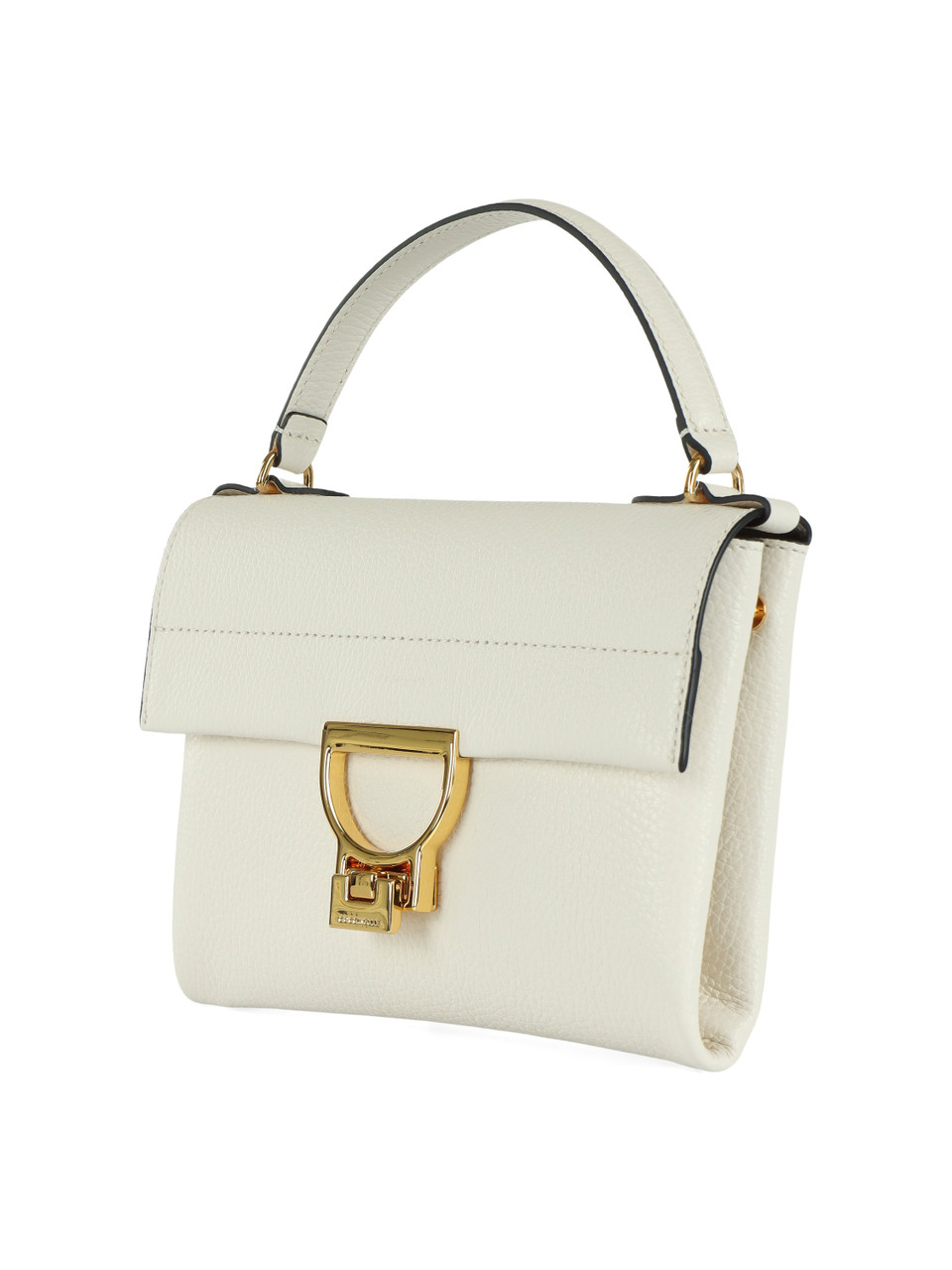OFF WHITE | Borsa a mano in pelle martellata ARLETTIS Mini