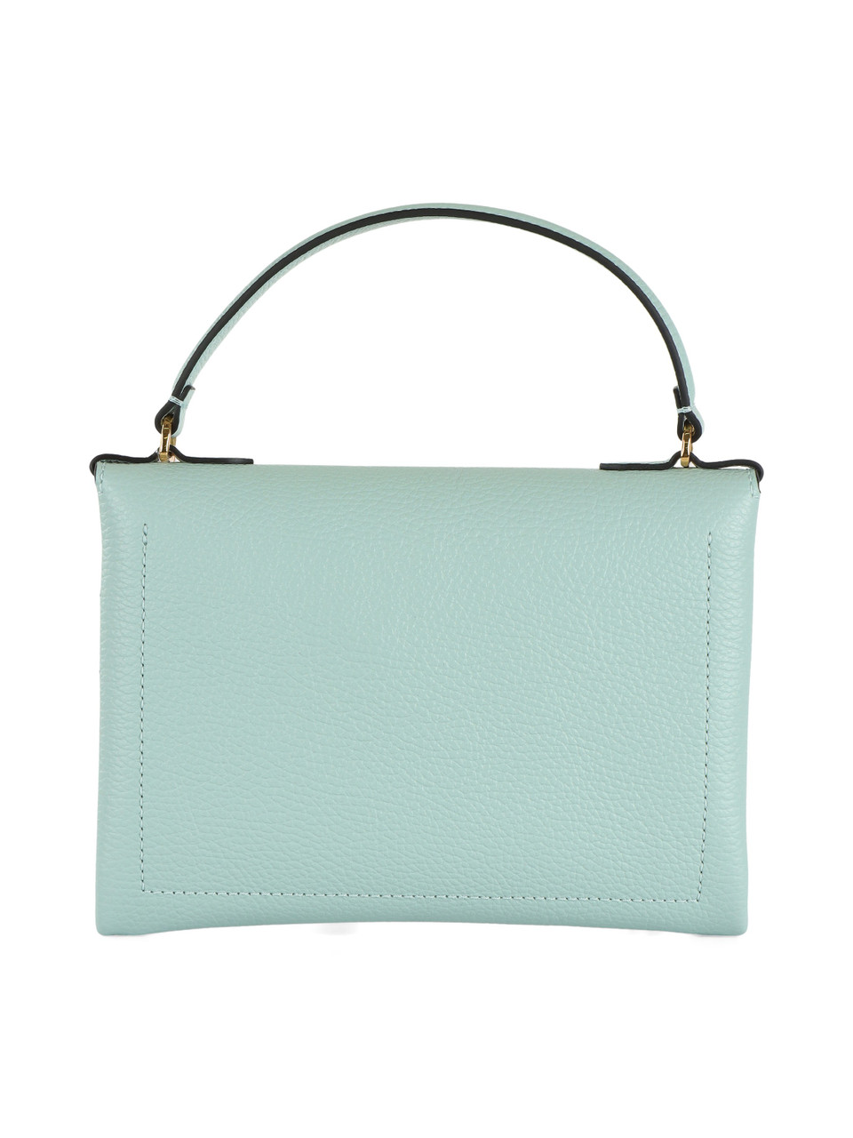 VERDE ACQUA | Borsa a mano in pelle martellata ARLETTIS Mini