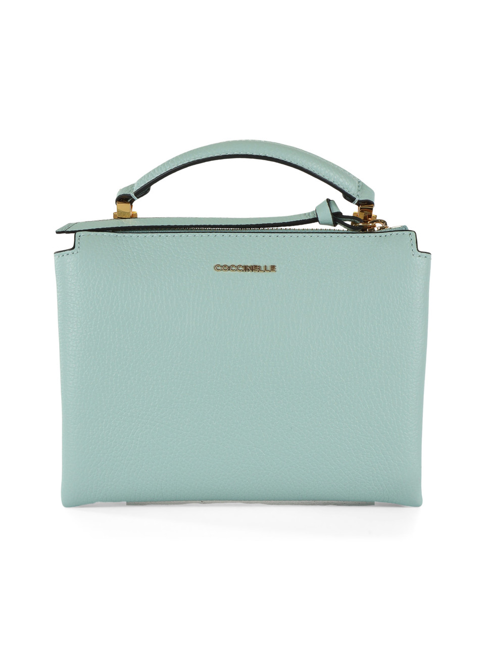 VERDE ACQUA | Borsa a mano in pelle martellata ARLETTIS Small
