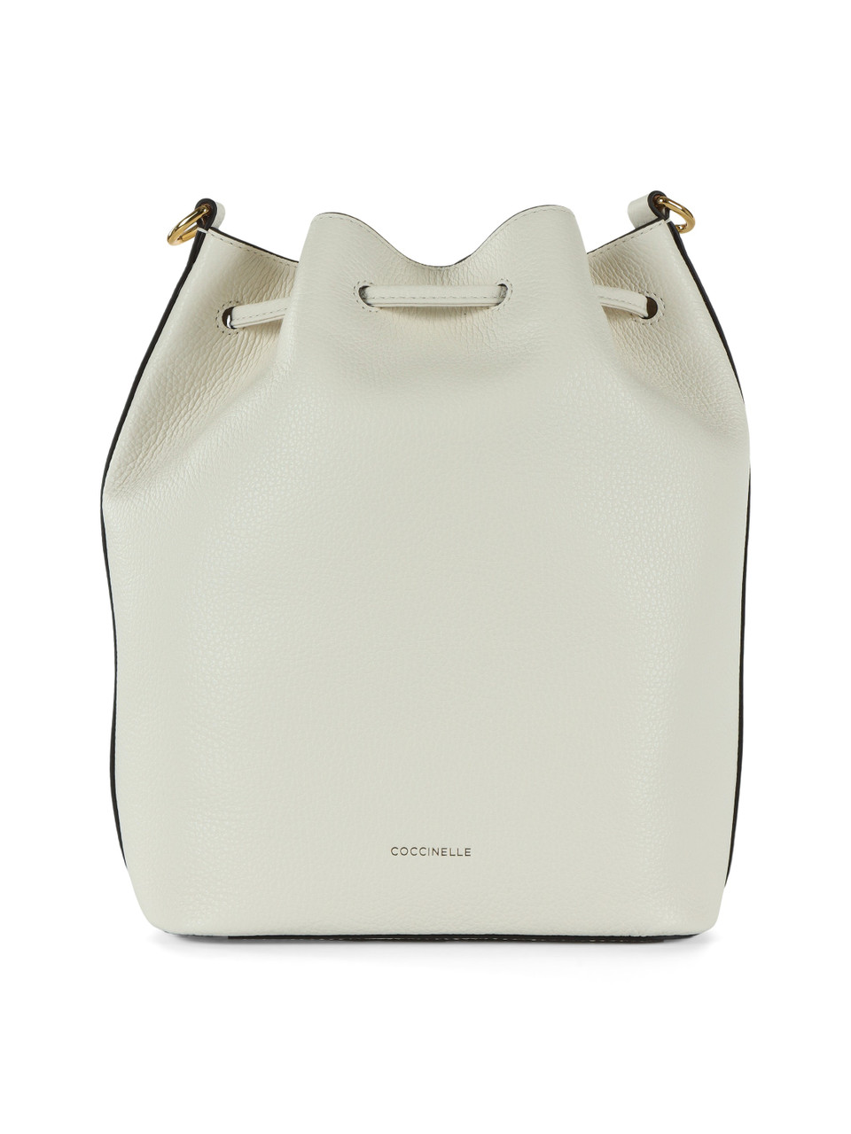 OFF WHITE | Beuteltasche aus genarbtem Leder BEAT GENERATION Medium