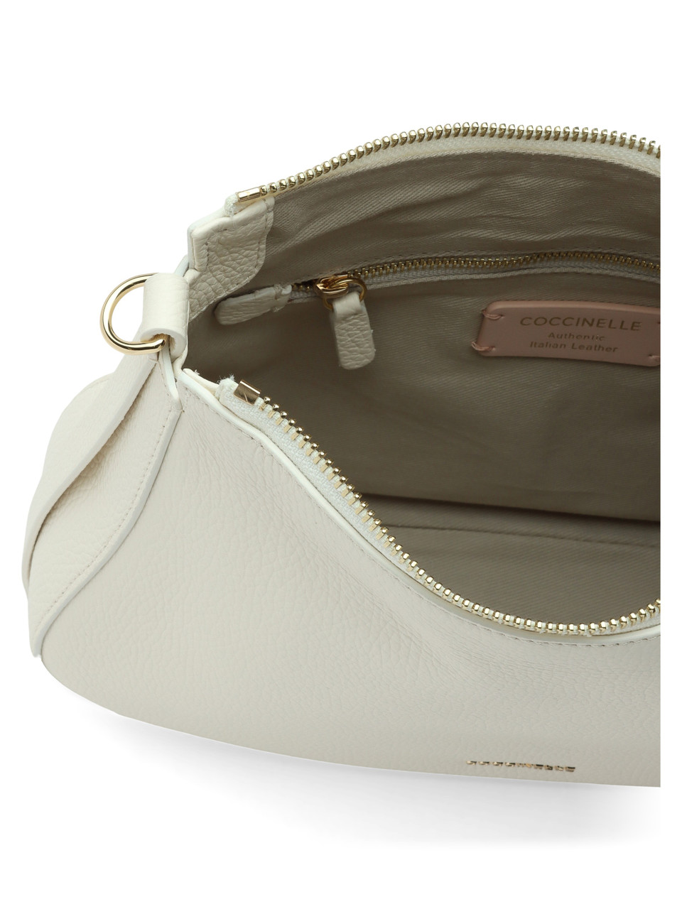 OFF WHITE | NORY Small Schultertasche aus genarbtem Leder