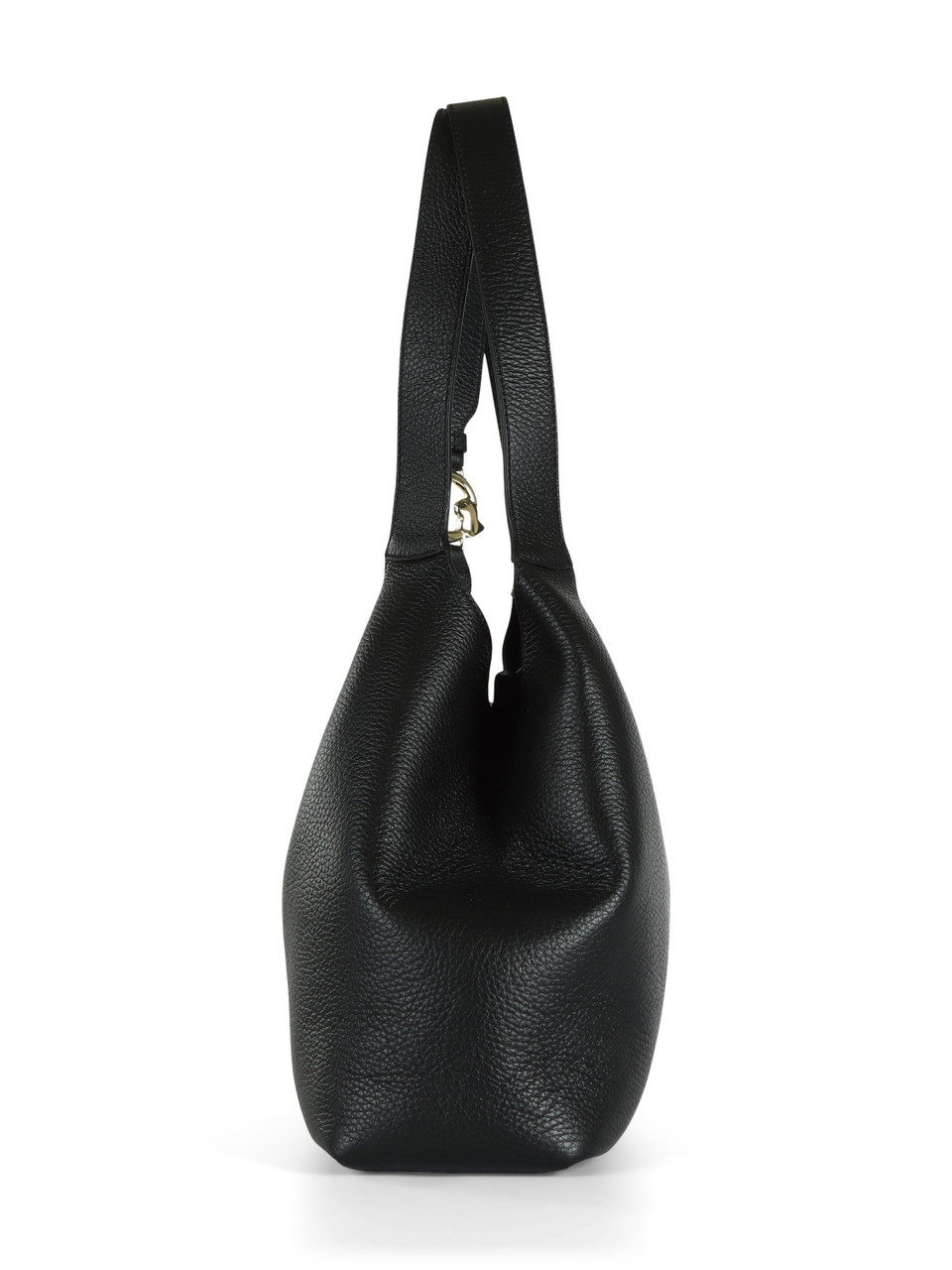 NERO | Borsa a spalla in pelle martellata C-EASY