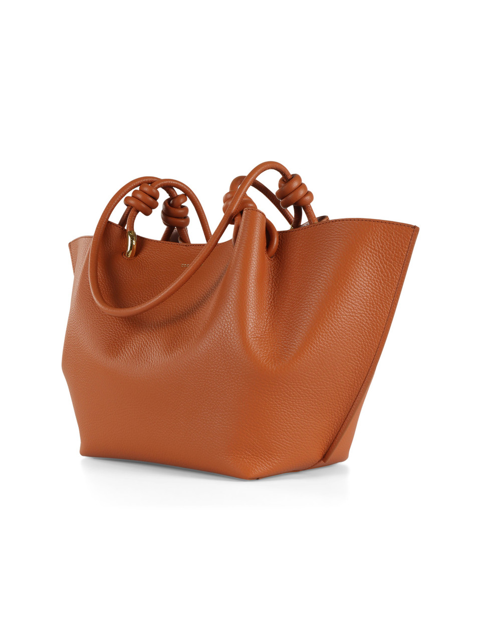 TERRACOTTA | Borsa a spalla in pelle martellata FINN Medium